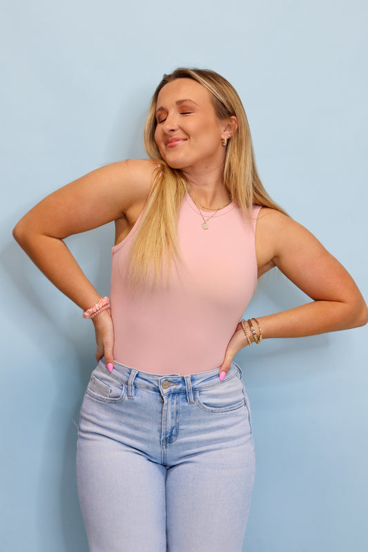 Luxe Bodysuit - Light Pink