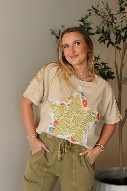 Stargirl Patchwork Tee