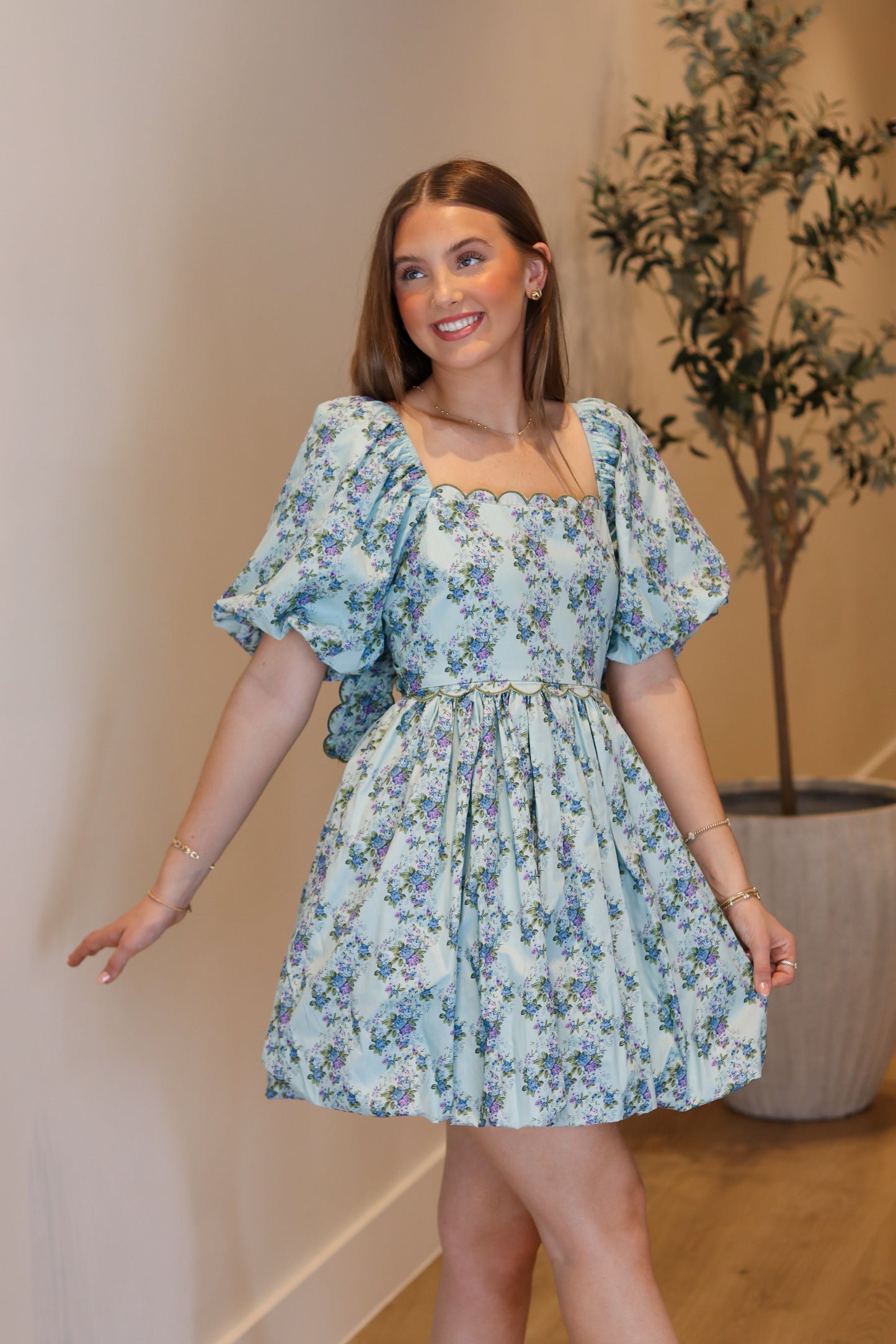 Floral Harvest Mini Dress