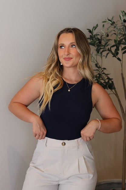 Luxe Bodysuit - Dark Navy
