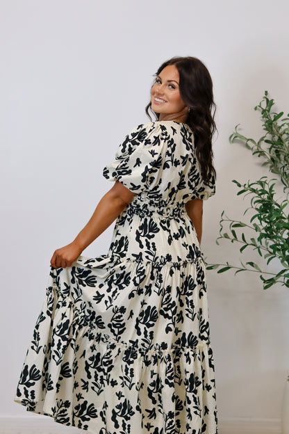 Adeline Floral Midi Dress