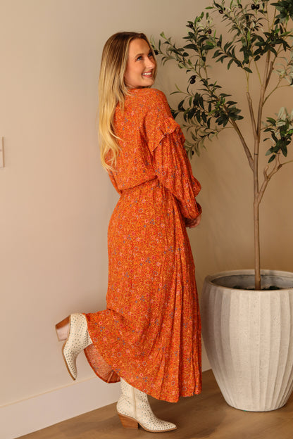 Woodstock Gauze Midi Dress