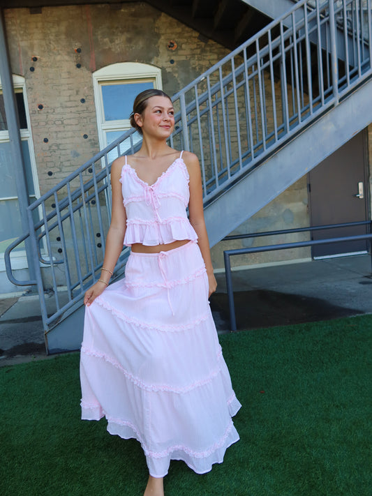 Paradise Tiered Maxi Skirt