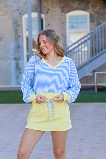 Connie Striped Skort Set