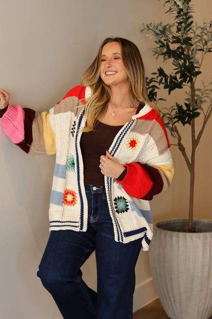Gracie Patchwork Cardigan