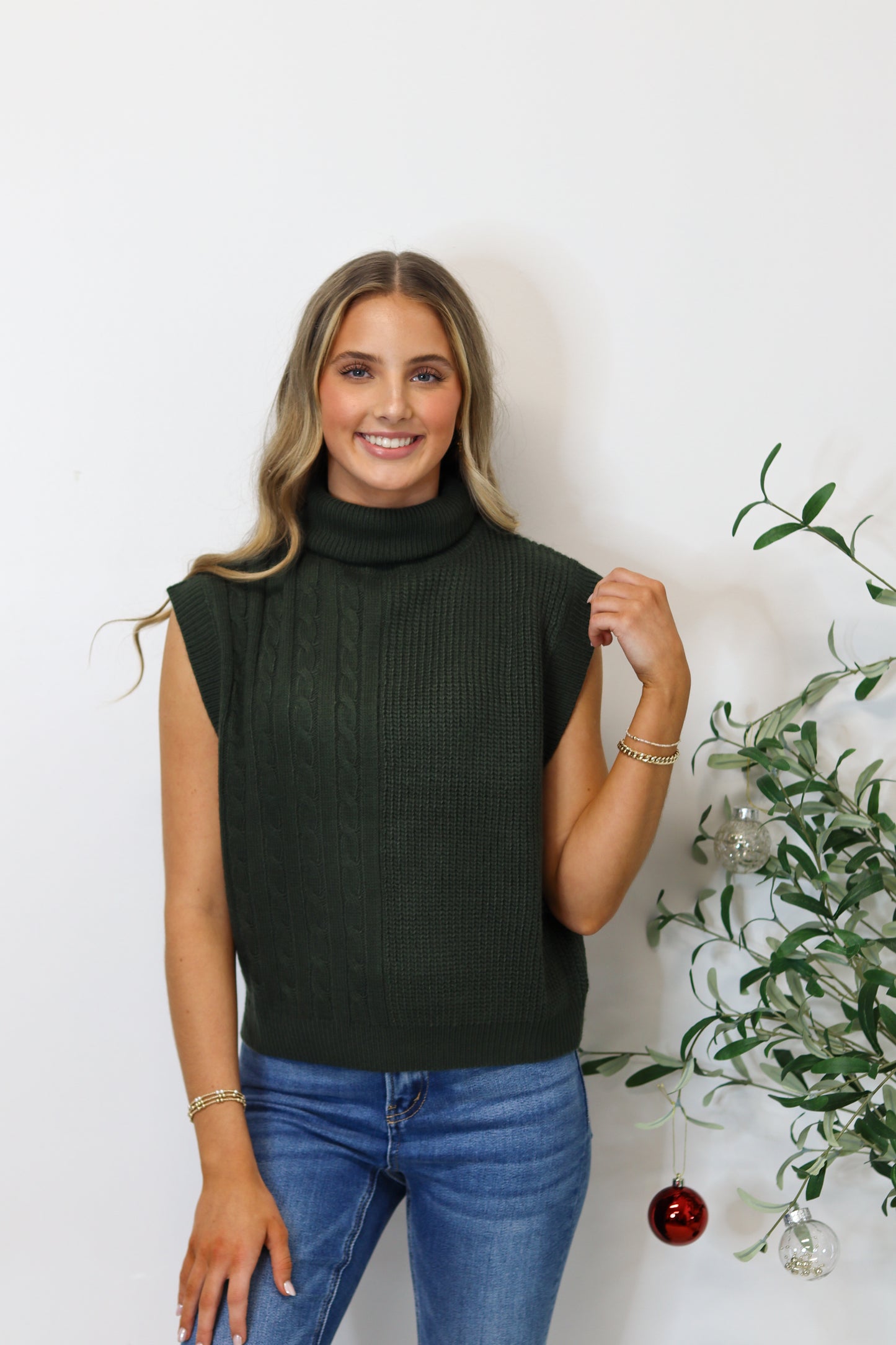 Sophie Turtleneck Sweater Vest