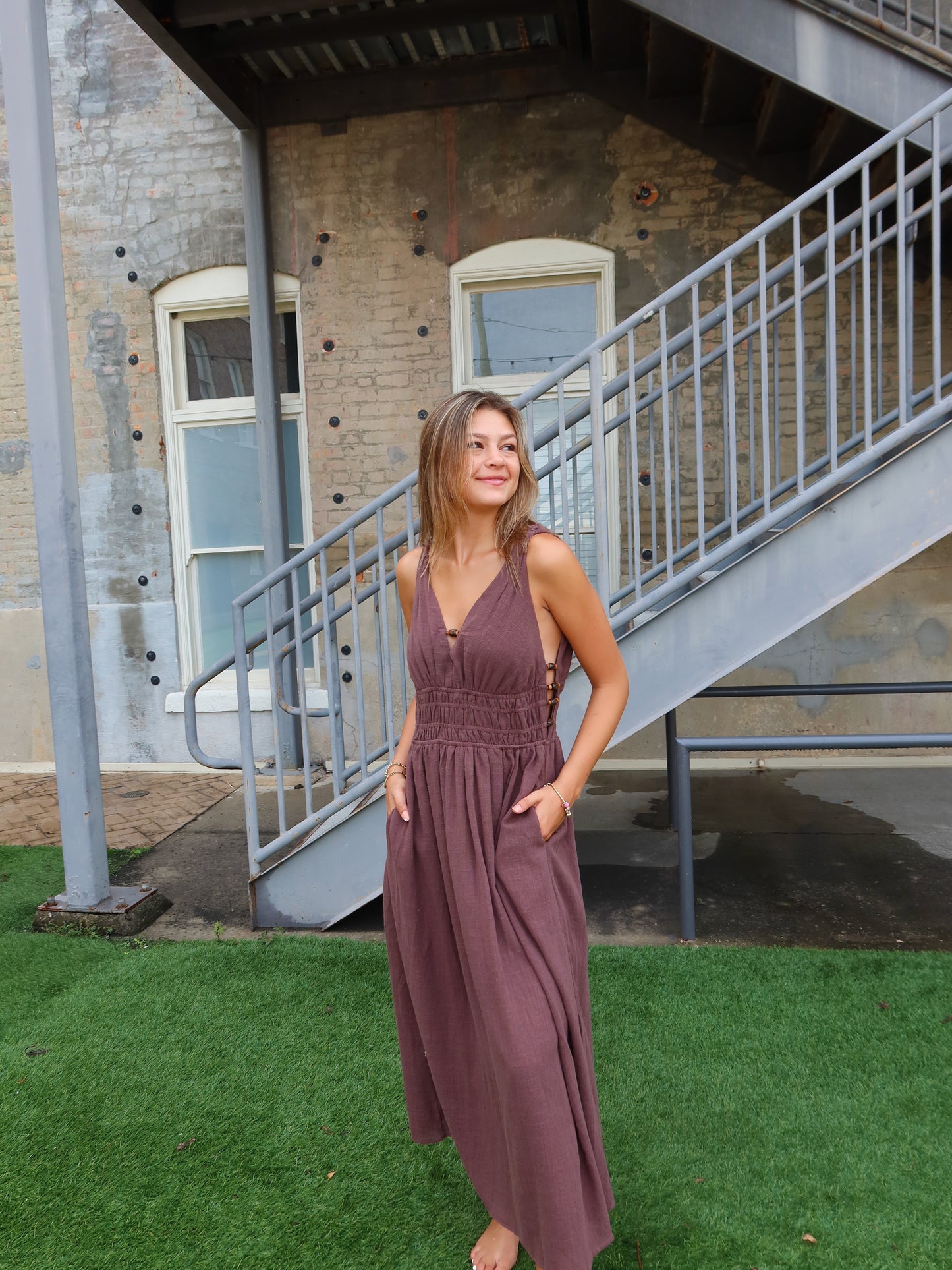 Mora Beaded Midi Dress
