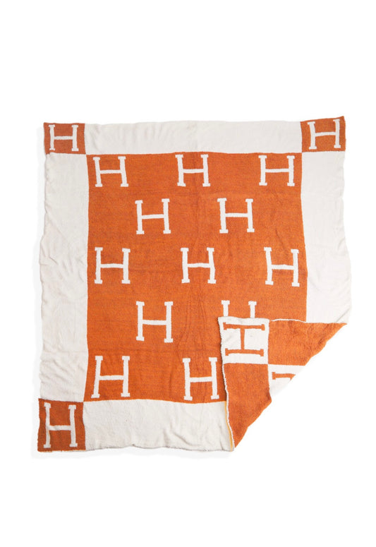 H Blanket - Orange