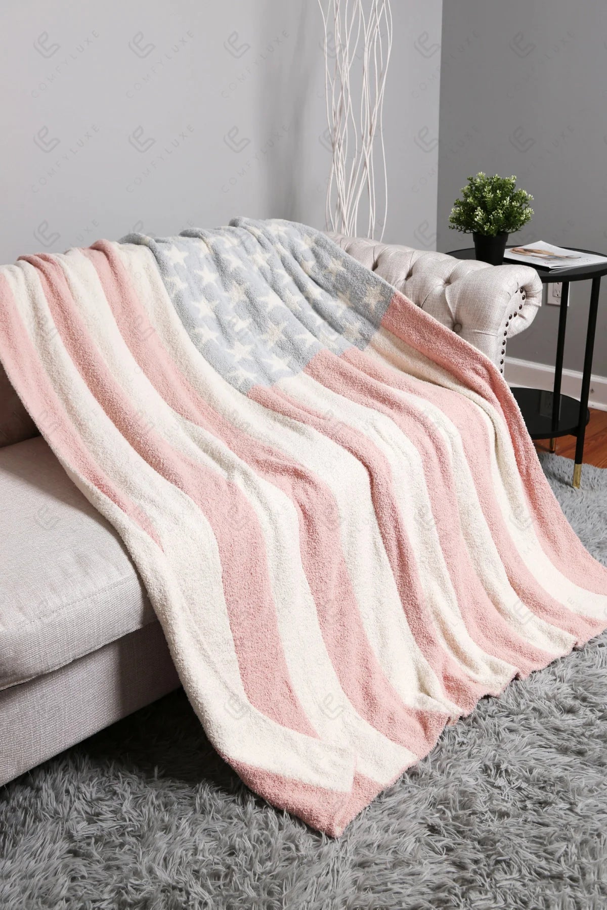 Pastel American Girl Blanket