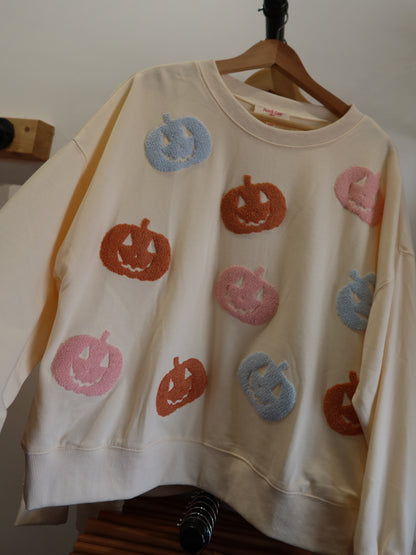 Pumpkin Oversized Sweatshirt