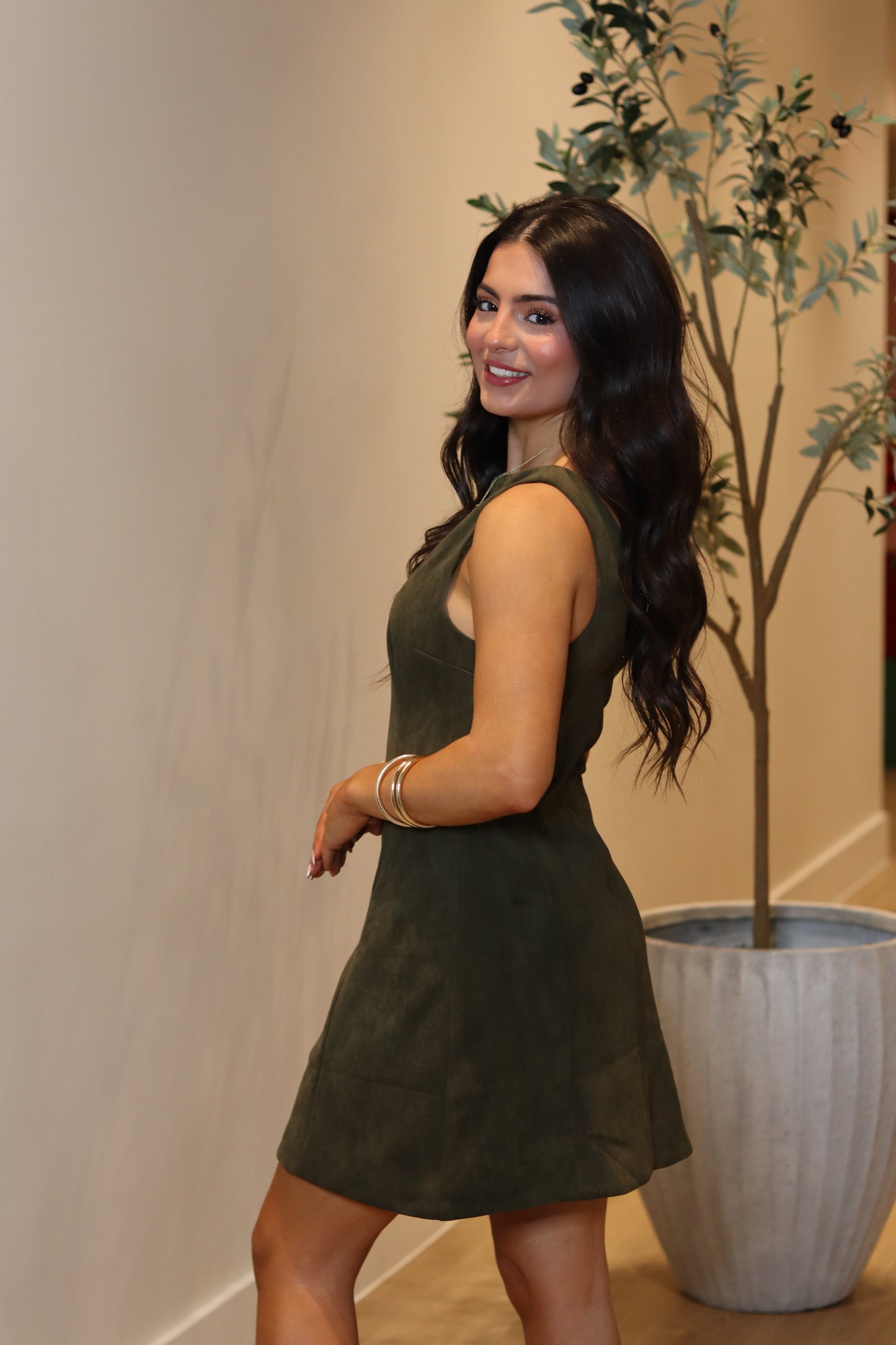 Louisa Velvet Mini Dress