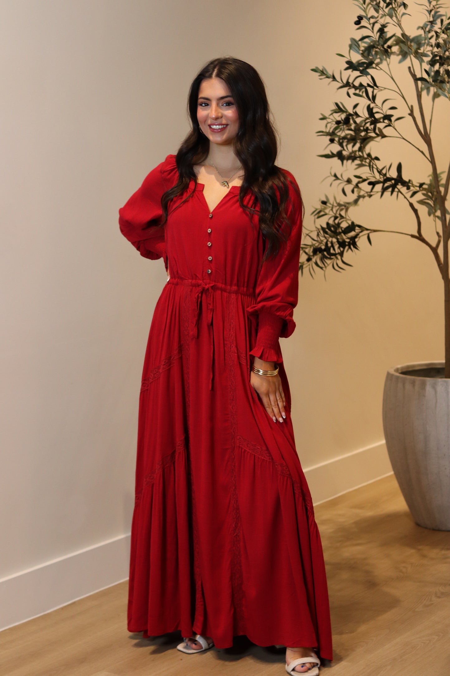 Holly Lace Maxi Dress