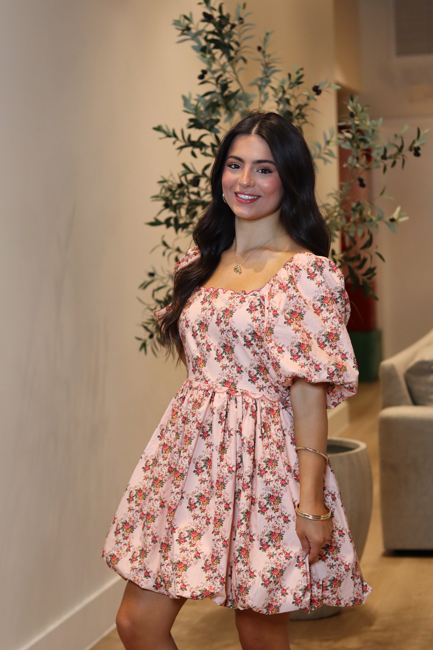 Floral Harvest Mini Dress