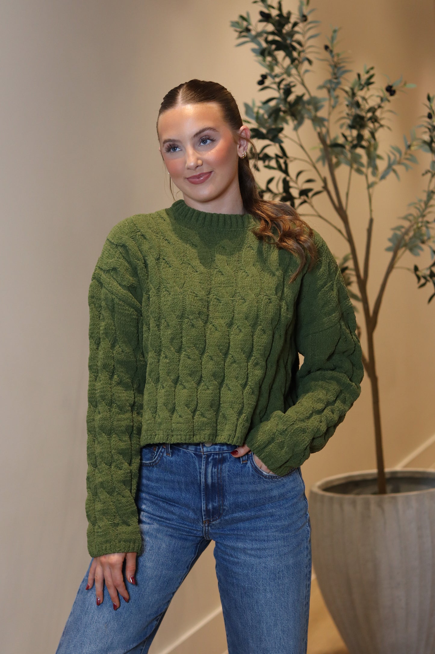 Birch Cropped Sweater