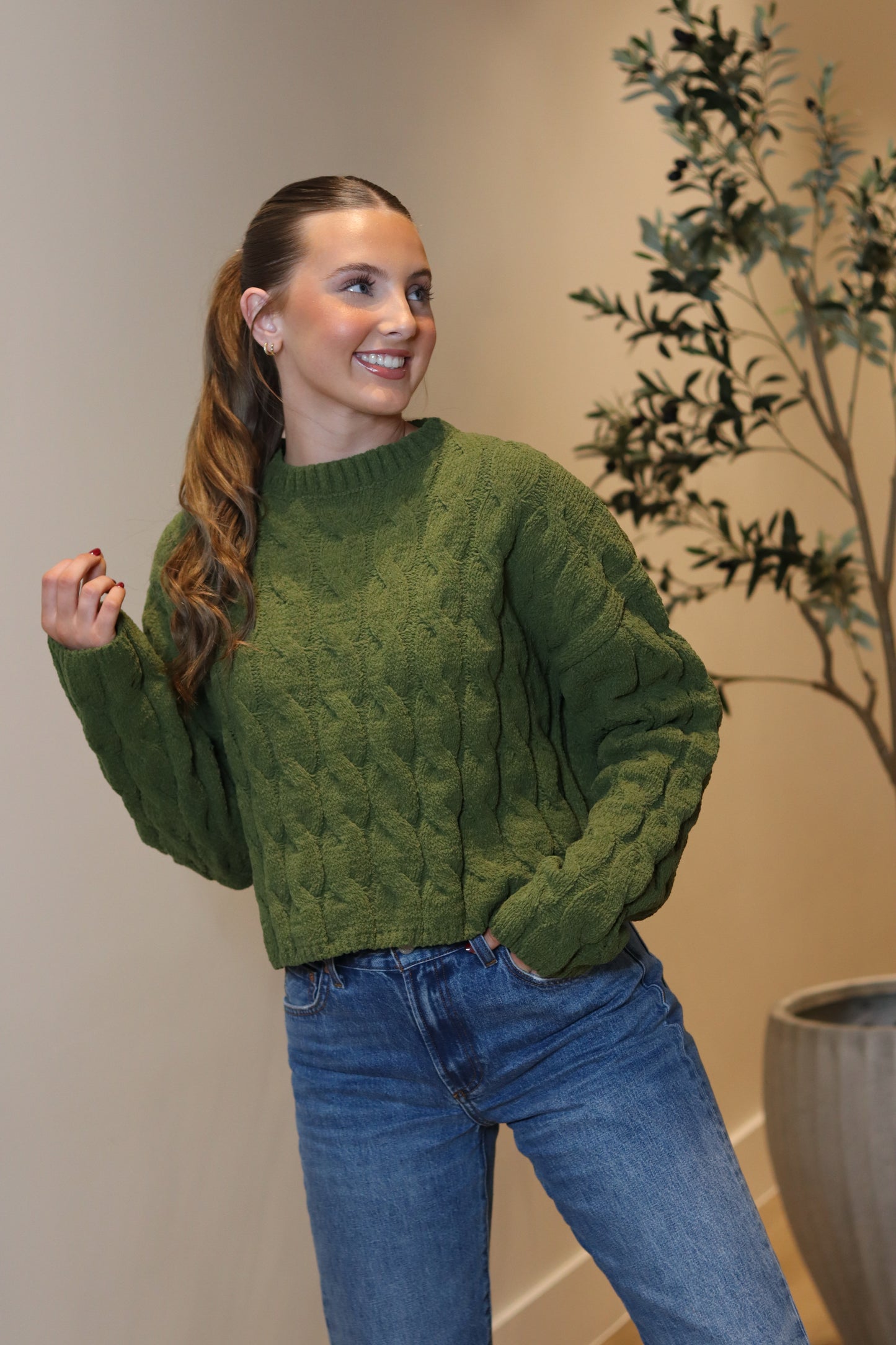 Birch Cropped Sweater