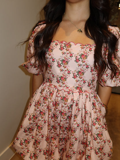 Floral Harvest Mini Dress
