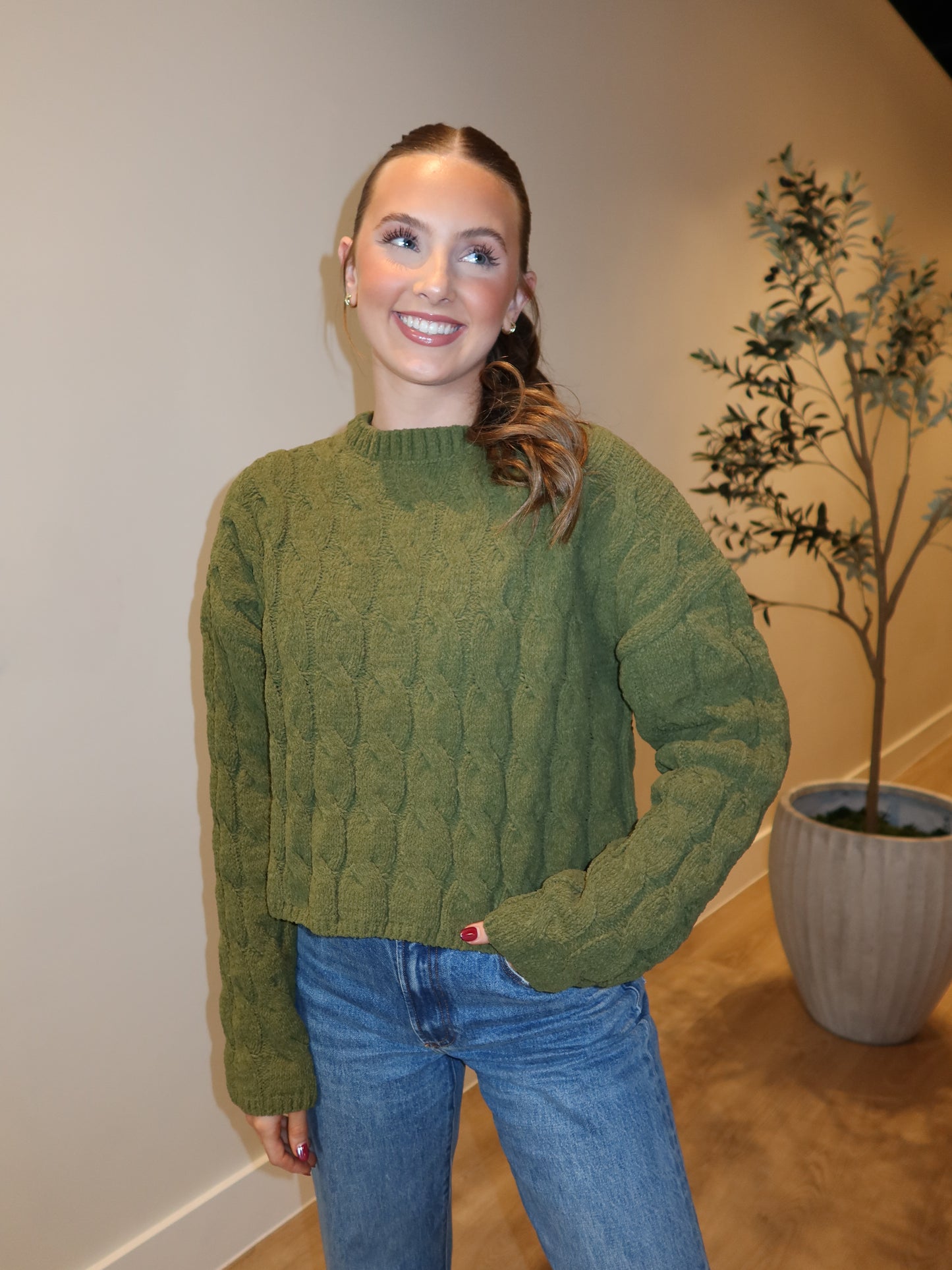 Birch Cropped Sweater