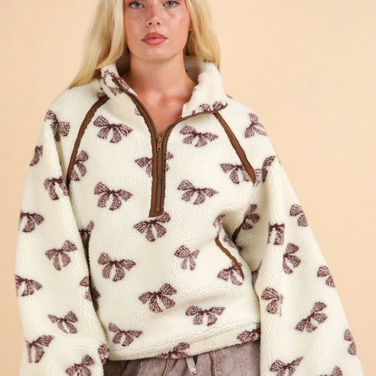 Bow Sherpa Pullover